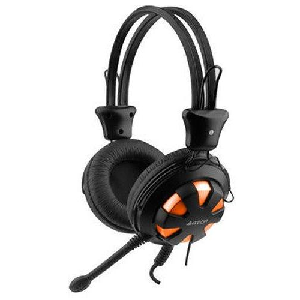 A4tech stereo headset HS-28i with microphone and 1 audio input