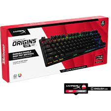 hyperx gaming keyboard alloy origins core mecanical hx red _639n7aa