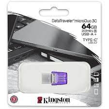 kingston usb flash drive  microduo 64gb type c_dtduo3cg364gb